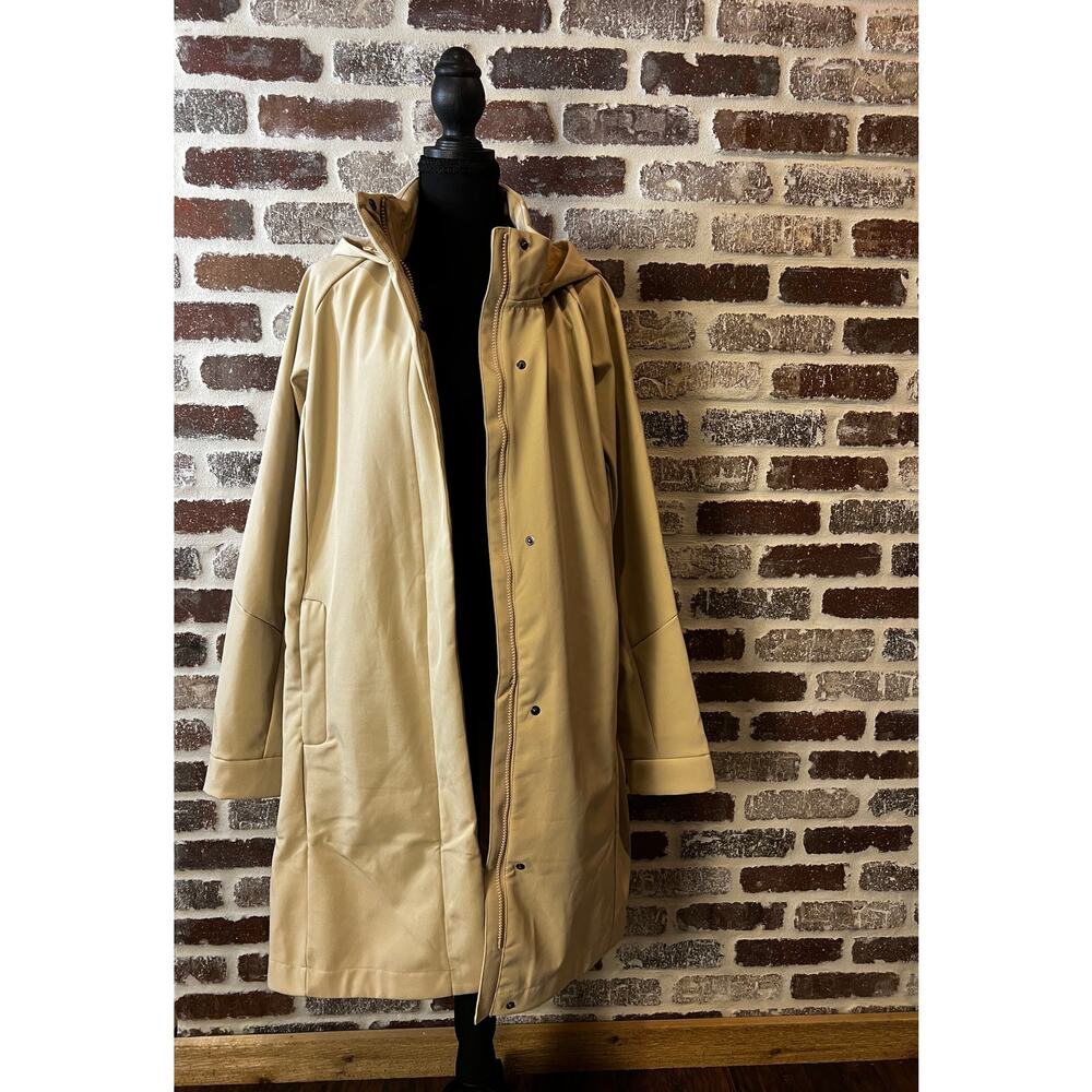 Mondetta Outdoor Project Long Soft-Shell Coat Oat Milk Tan Women's XL